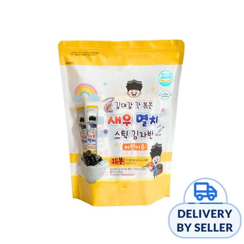 KimDaeGam Seaweed Stick Flakes For Kids - Shrimp Anchovy