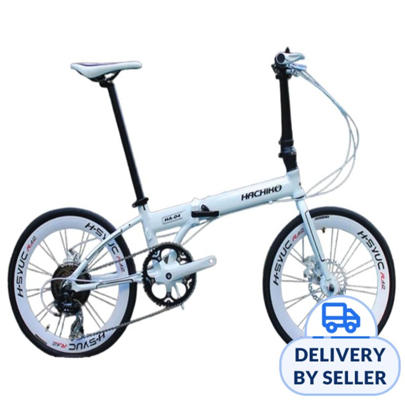 Hachiko HA-04 Aluminum 451mm Rims Bicycle - White 1 S