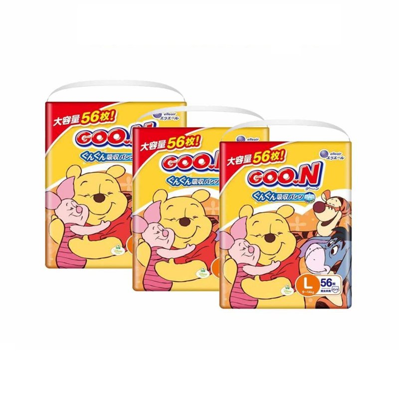GOO.N Pants Diaper Giant Pack - Large 3 x 56 S