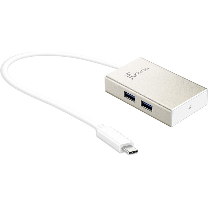 J5Create USB-C To 4-Port/4A USB3.0 Hub JCH343 1 S