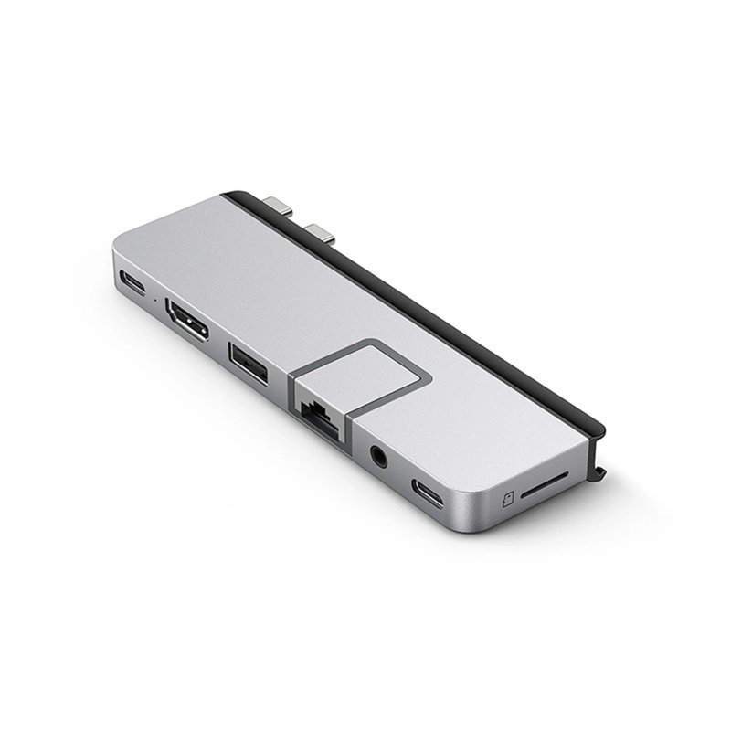 Hyperdrive HD575 7-In-2 USB-C Hub For Macbook Pro 2021 Silver
