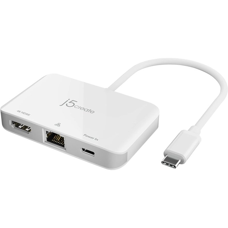 J5Create USB-C To 4K HDMI Ethernet Adapter JCA351 1 S