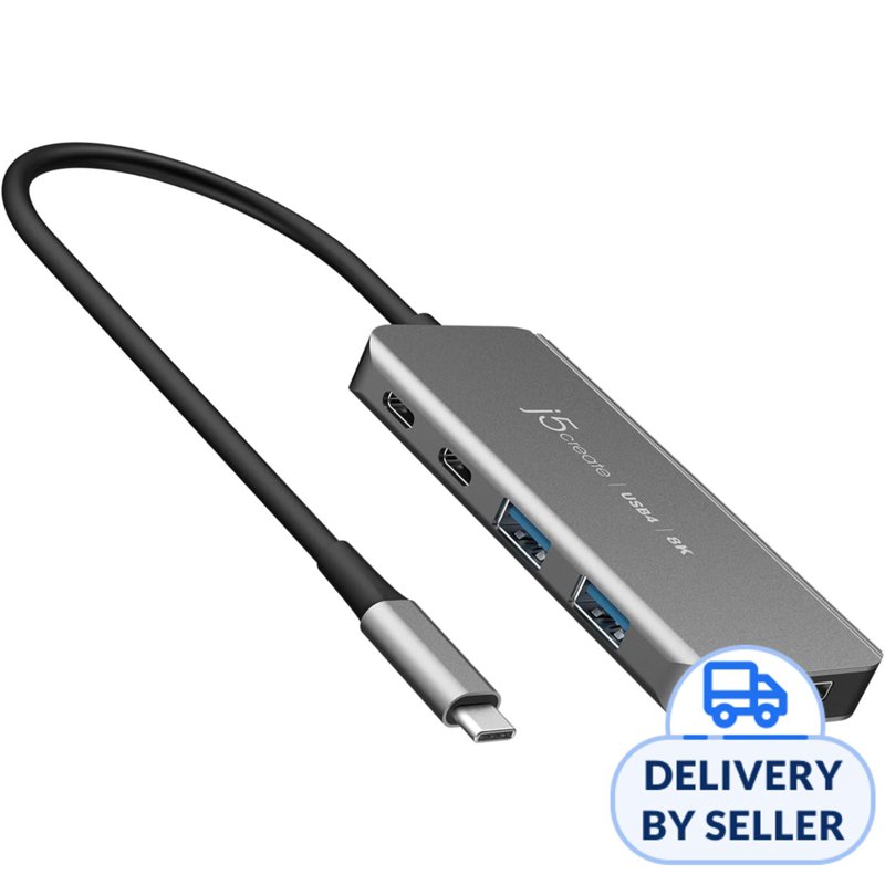 J5Create 8K USB4 Travel Hub (6-In-1) JCH453 1 S