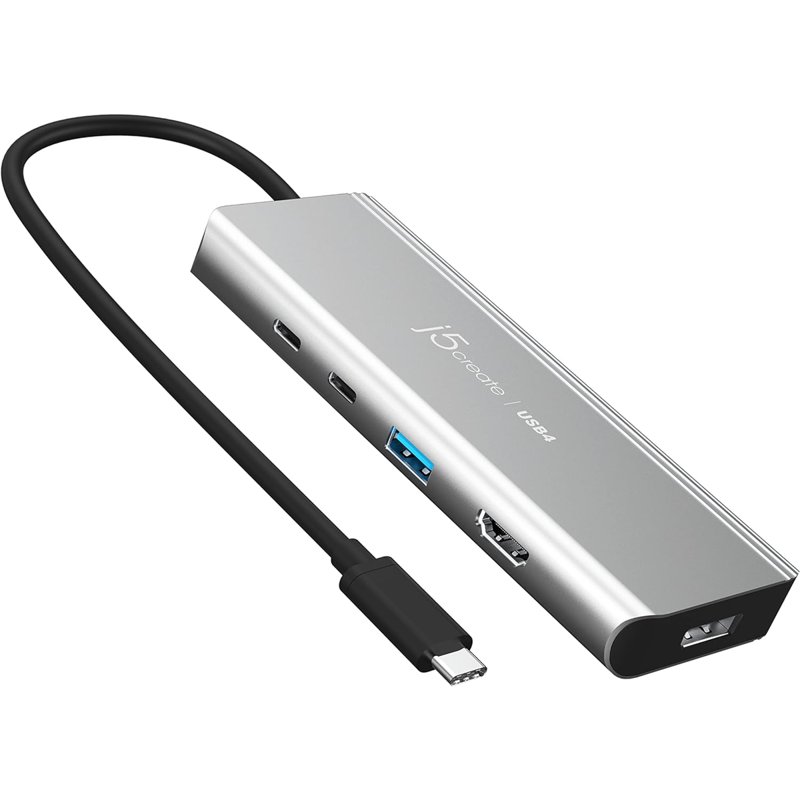 j5create USB4 To Dual Multi-Port Adp (5In1) JCD401