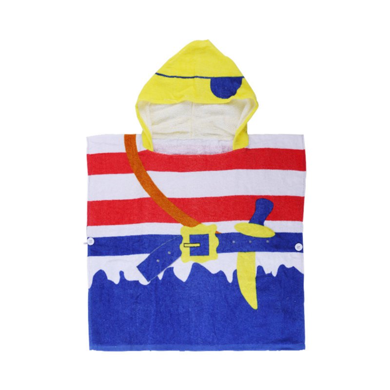 Sweet Home Cotton Kids Bath Towel Bathrobe - S Pirate