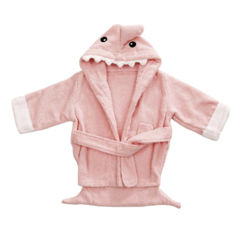 Sweet Home Baby Thickened Cartoon Bathrobe - Pink
