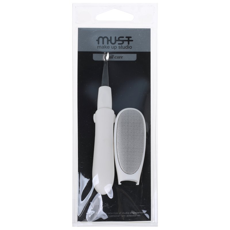 MUST 6418 2 in 1 Nail File and Cuticle Trimmer 1 S
