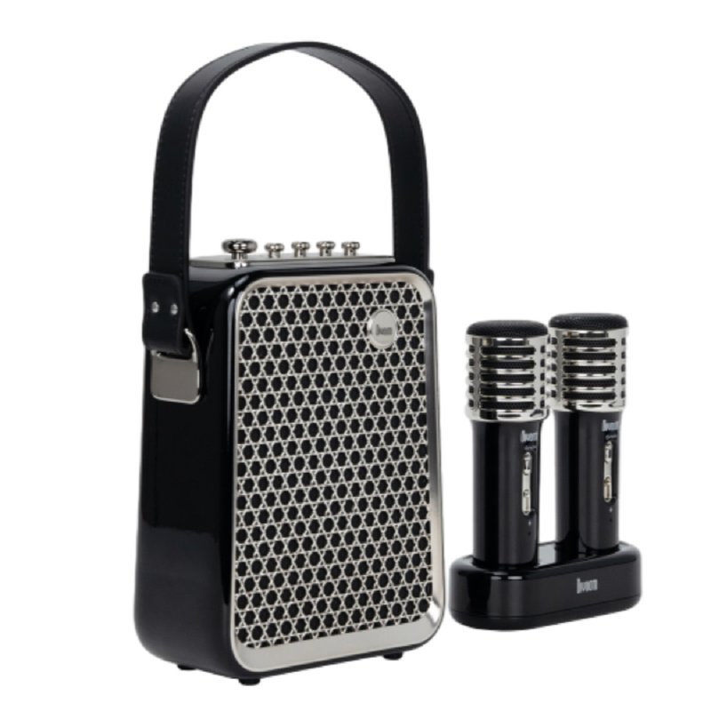 Divoom SongBird-HQ2 50W Dual Mic Karaoke & Speaker - Black 1 S