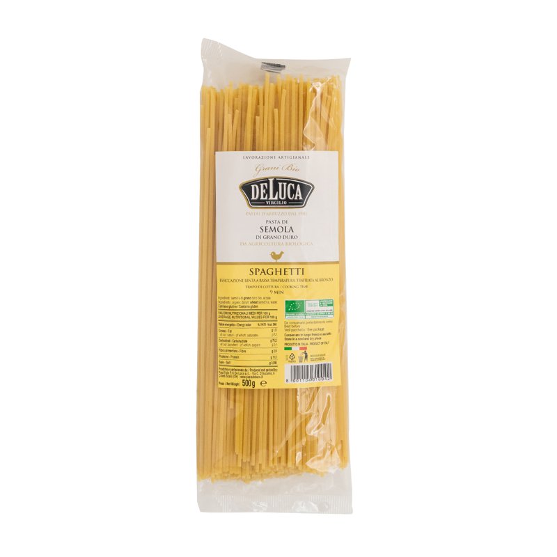 Deluca Bio Organic Italian Spaghetti