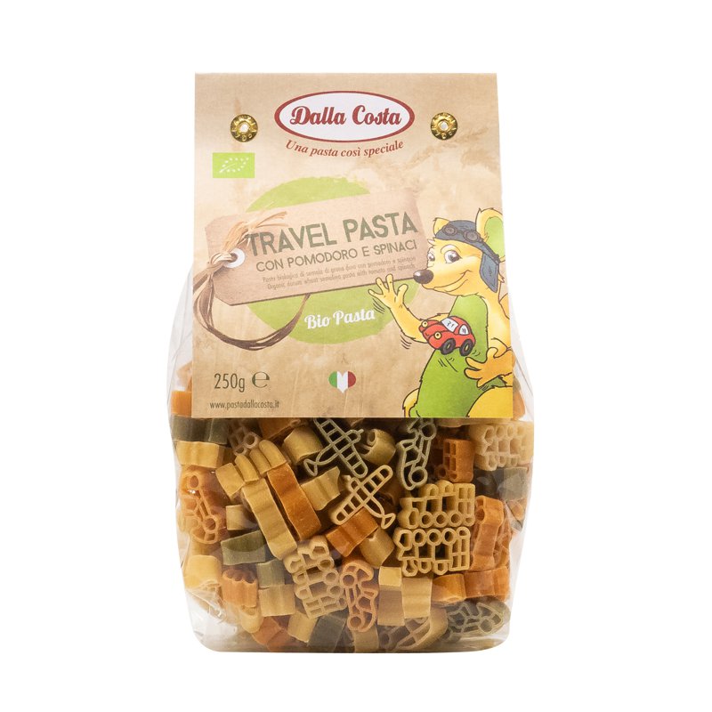 Dalla Costa Organic Tricolor Travel Pasta
