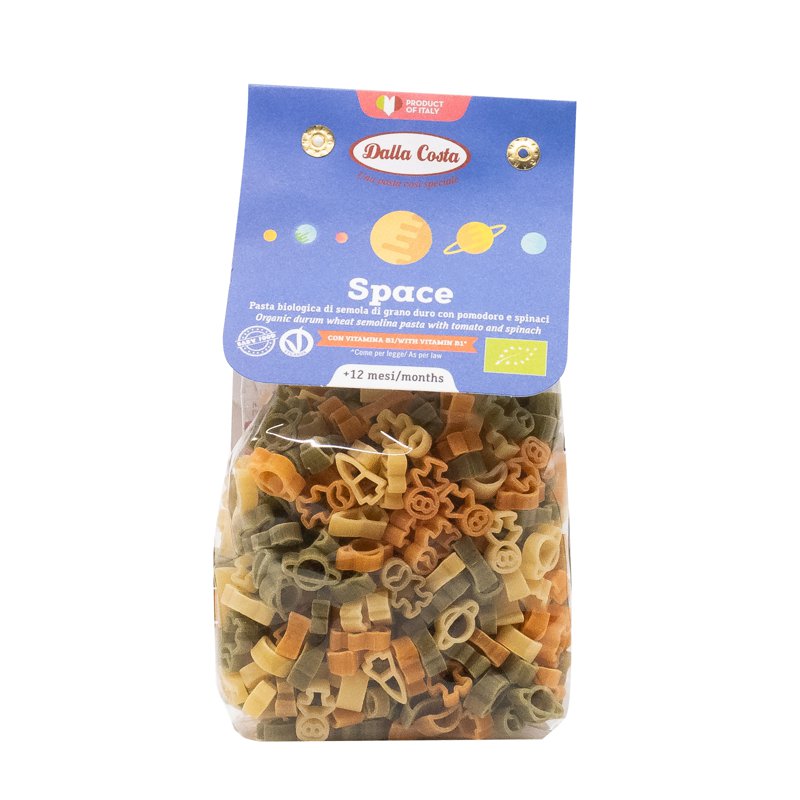 Dalla Costa Organic Tricolor Space Pasta 200 G