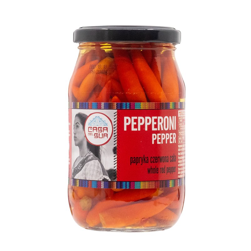 Casa del Sur Red Pepperoni Peppers Whole