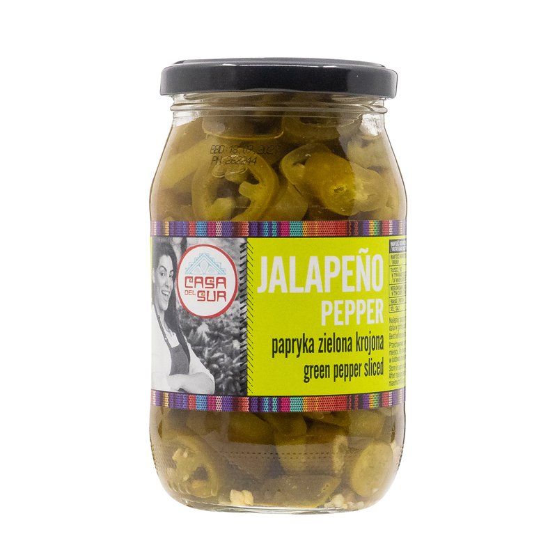 Casa del Sur Green Jalapeno Peppers Sliced