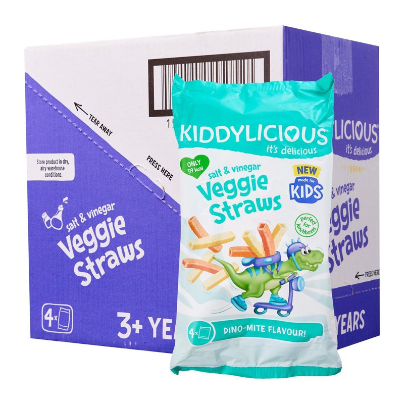 KIDDYLICIOUS Veggie Straws Salt and Vinegar