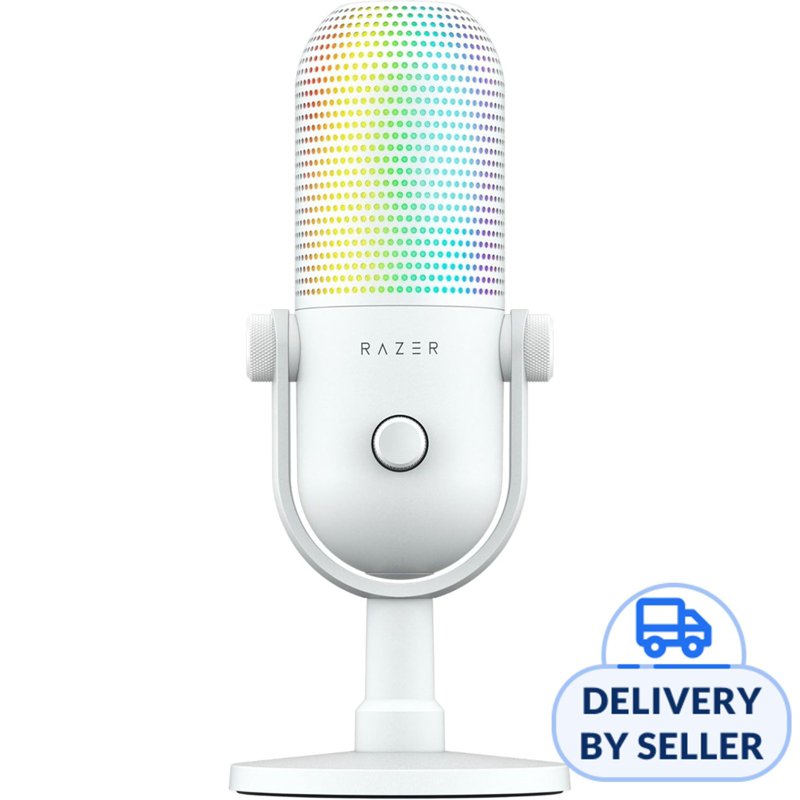 Razer Seiren V3 Chroma - RGB USB Mic, White Edition 1 S