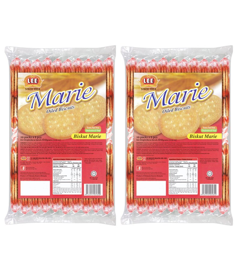 Lee Marie Biscuits 610g (20 Sachets x 6pcs) - Bundle of 2 2 x 610 G
