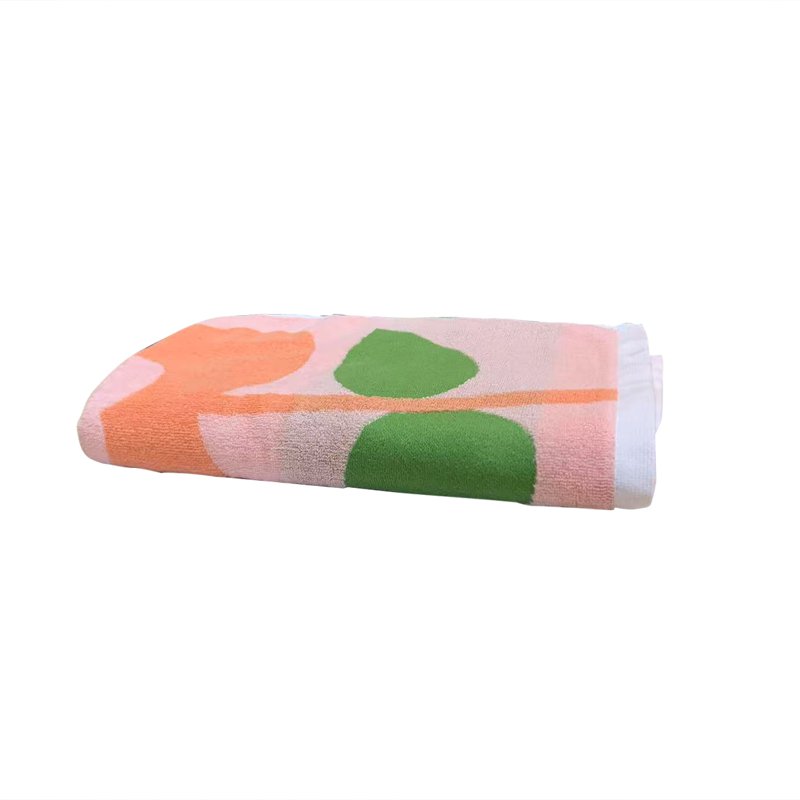 Sweet Home Pure Cotton Spring Flower Towel - L Pink