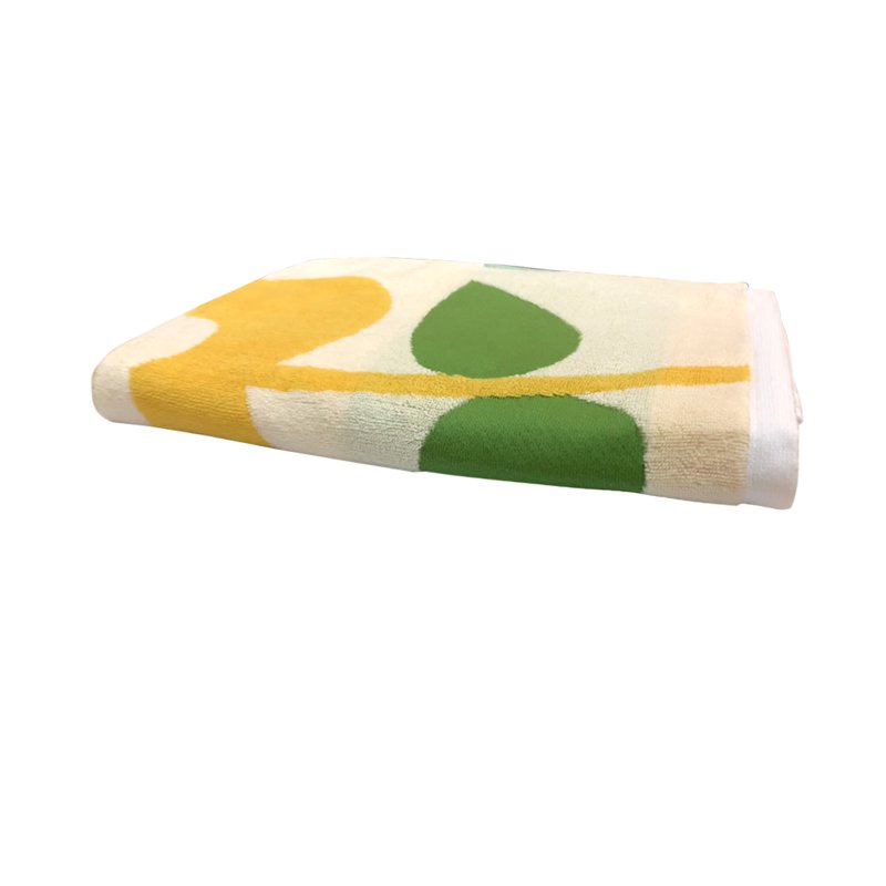 Sweet Home Pure Cotton Spring Flower Towel - L Yellow