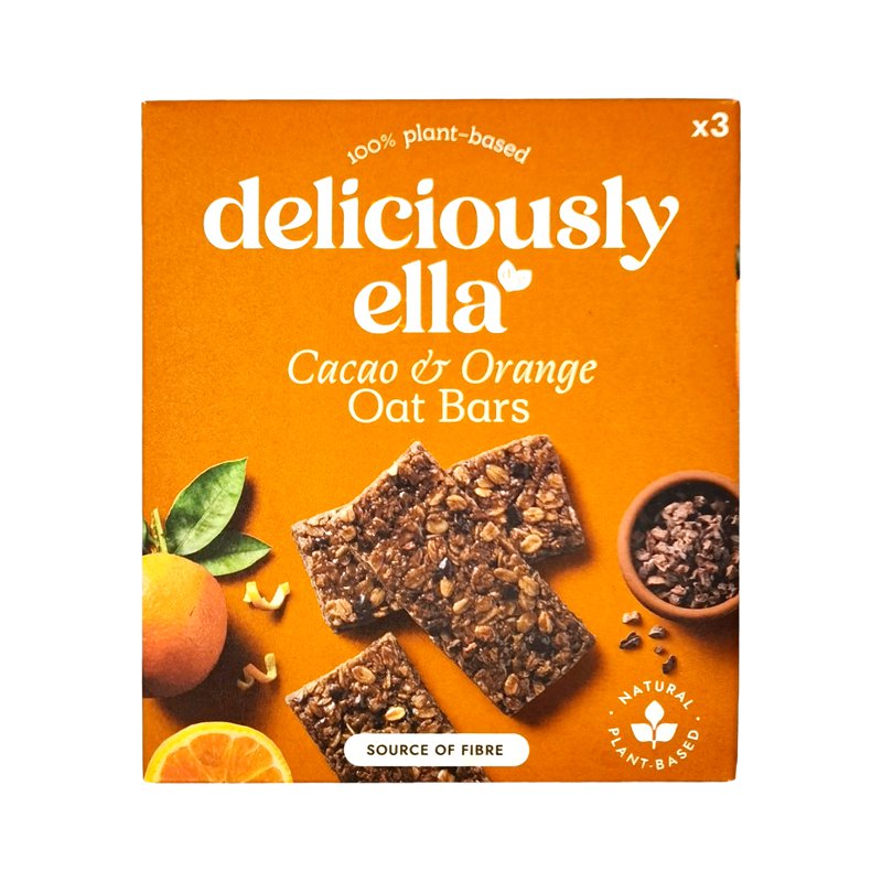 DELICIOUSLY ELLA - Cacao and Orange Oat Bars Multipack