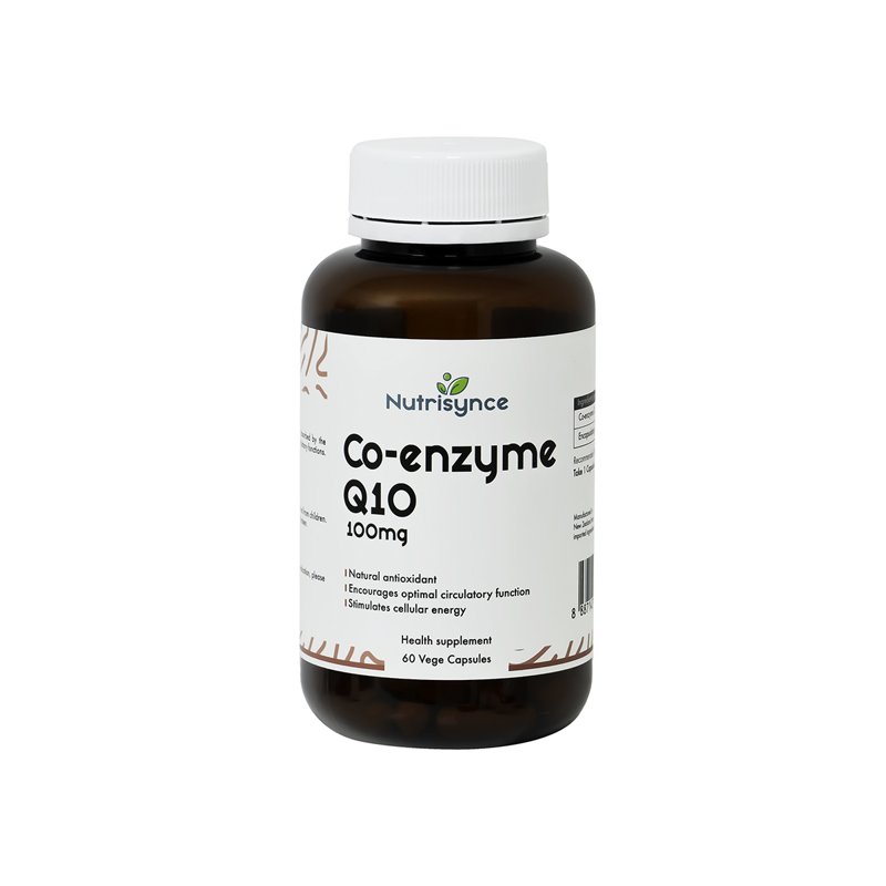 Nutrisynce Co-enzyme Q10 100mg 60 S