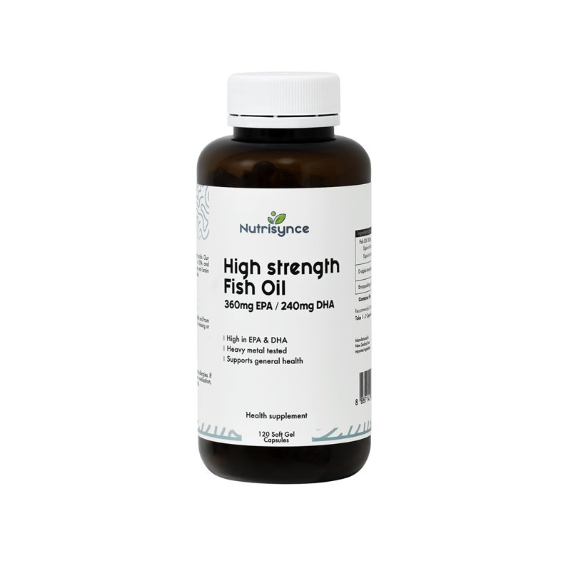 Nutrisynce High Strength Fish Oil 120 S