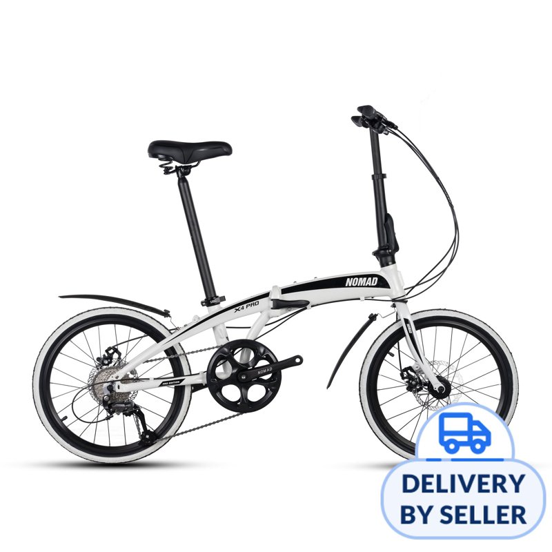 Nomad X4 Pro Aluminium Bicycle 9 Speed Shimano - White 1 S