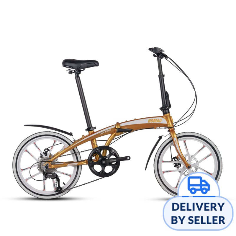 Nomad X4 Pro Sports Rims Aluminium Bike 9S Shimano - Gold 1 S