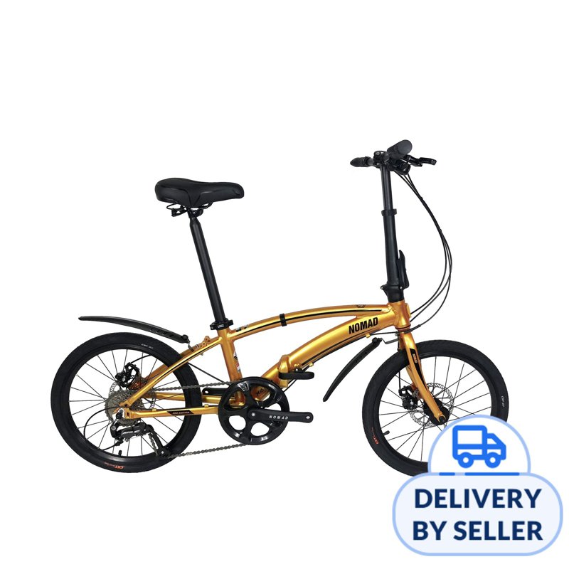 Nomad X6 PRO Aluminium Bicycle 9S Shimano Altus - Gold 1 S