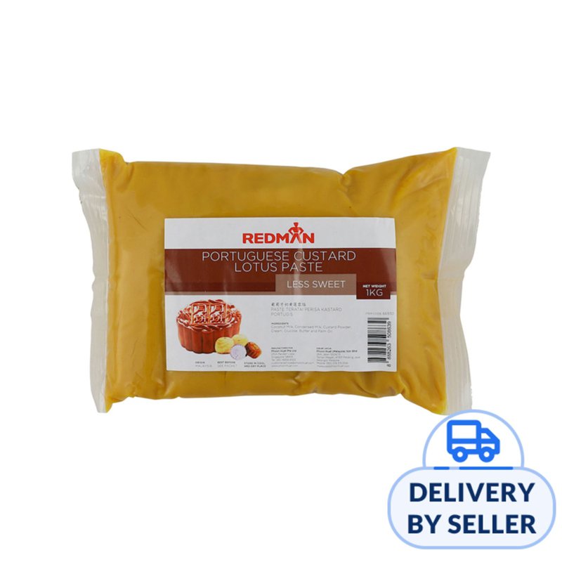 REDMAN Mooncake Paste - Less Sweet Portuguese Custard