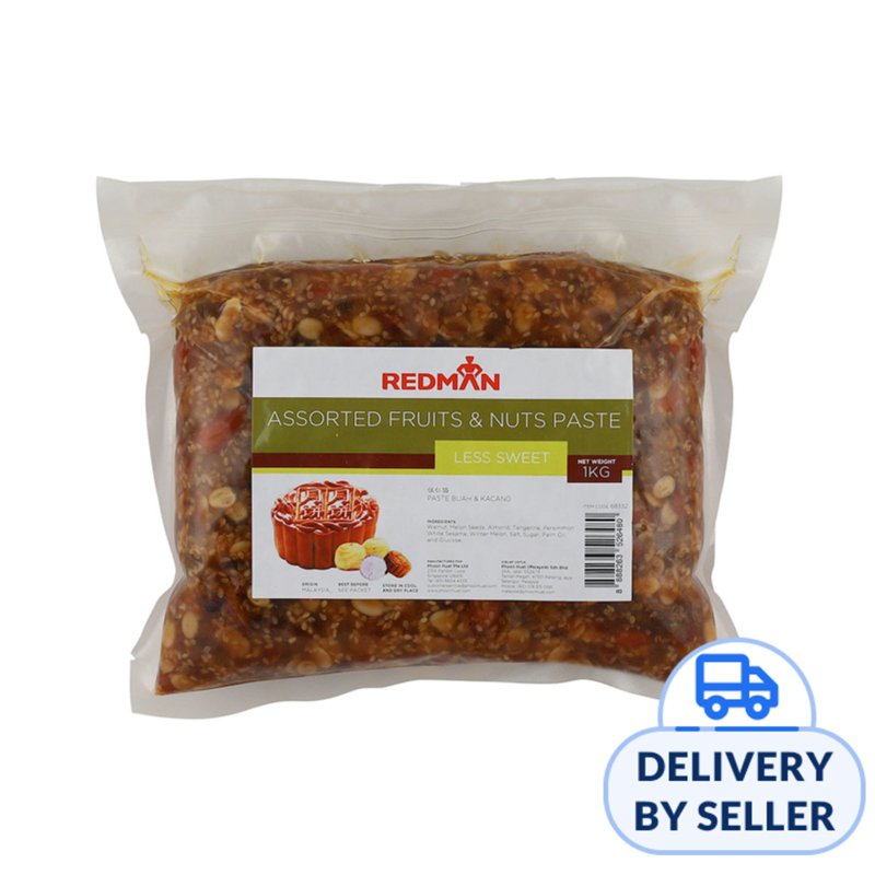 REDMAN Mooncake Paste Assorted Fruits & Nuts Less Sweet