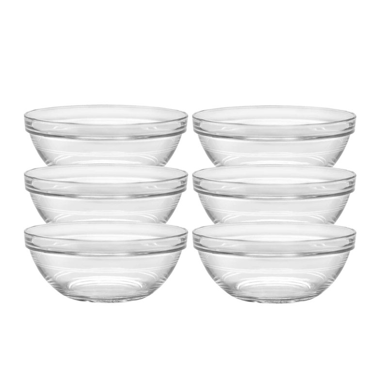 Duralex Gigogne Clear Stackable Bowl 10.5 cm 6 S