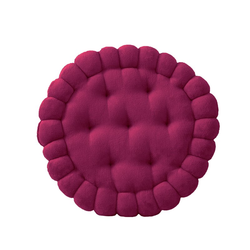 Sweet Home Milk Plush Cookie Cushion - Round (Red) 1 S