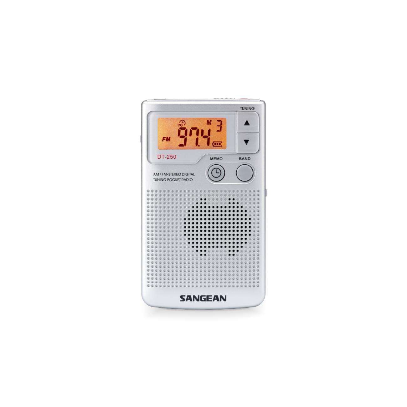 Sangean Pocket Radio - Silver (DT-250) 1 S