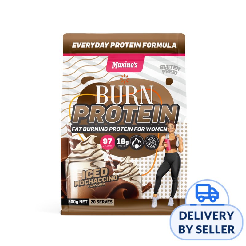 Maxines Maxine's Burn Protein Powder - Iced Mochaccino