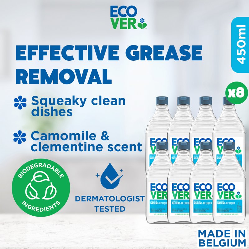 Ecover Washing up Dishwashing Liquid - Camomile Clementine