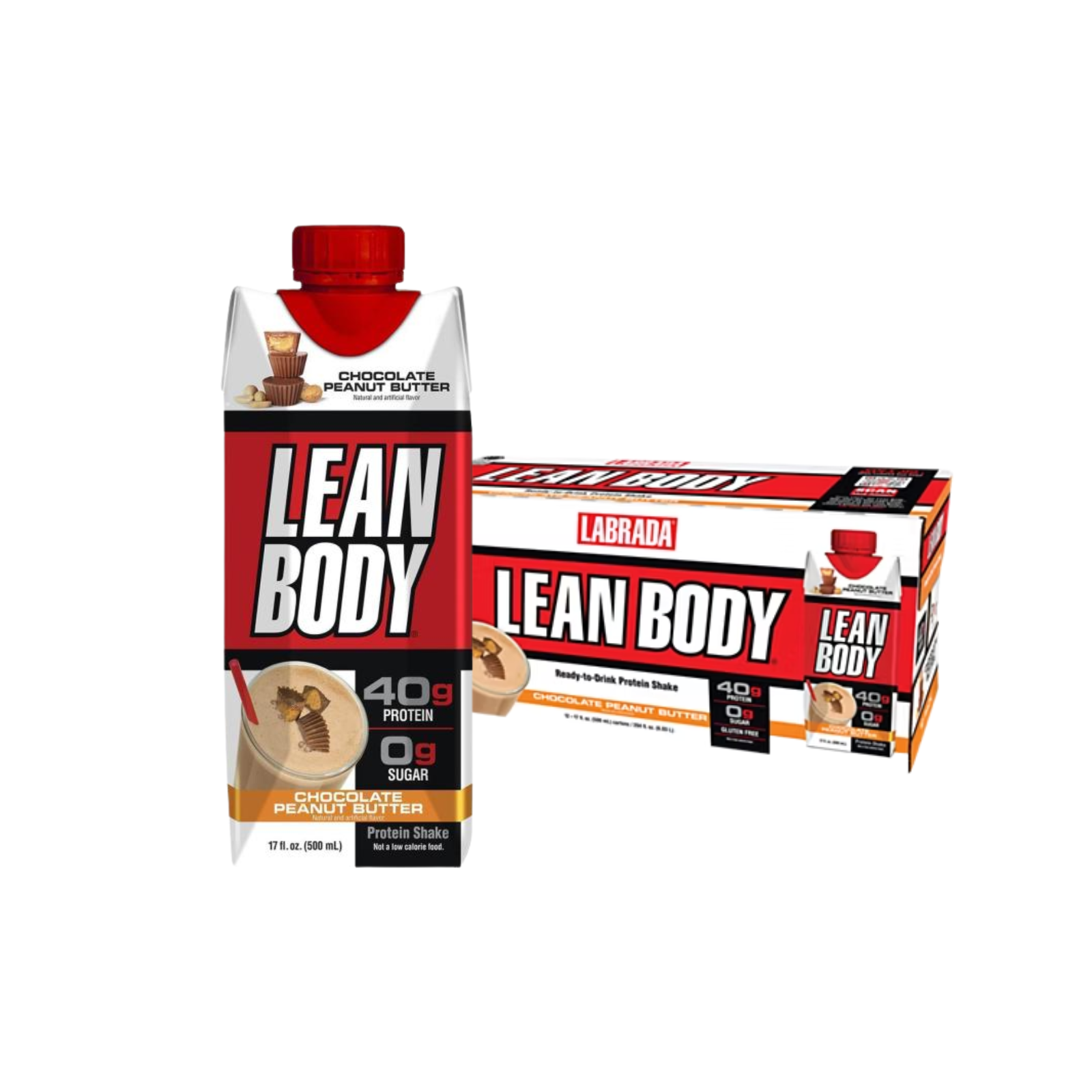 Labrada Lean Body Chocolate Peanut Butter Protein Shake