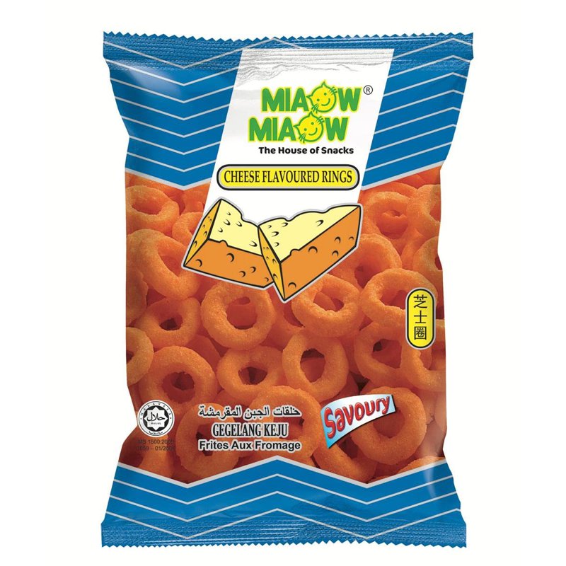 Miaow Miaow tasty Cheese flavoured Rings