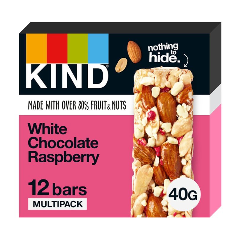 Kind White Chocolate Raspberry Bar
