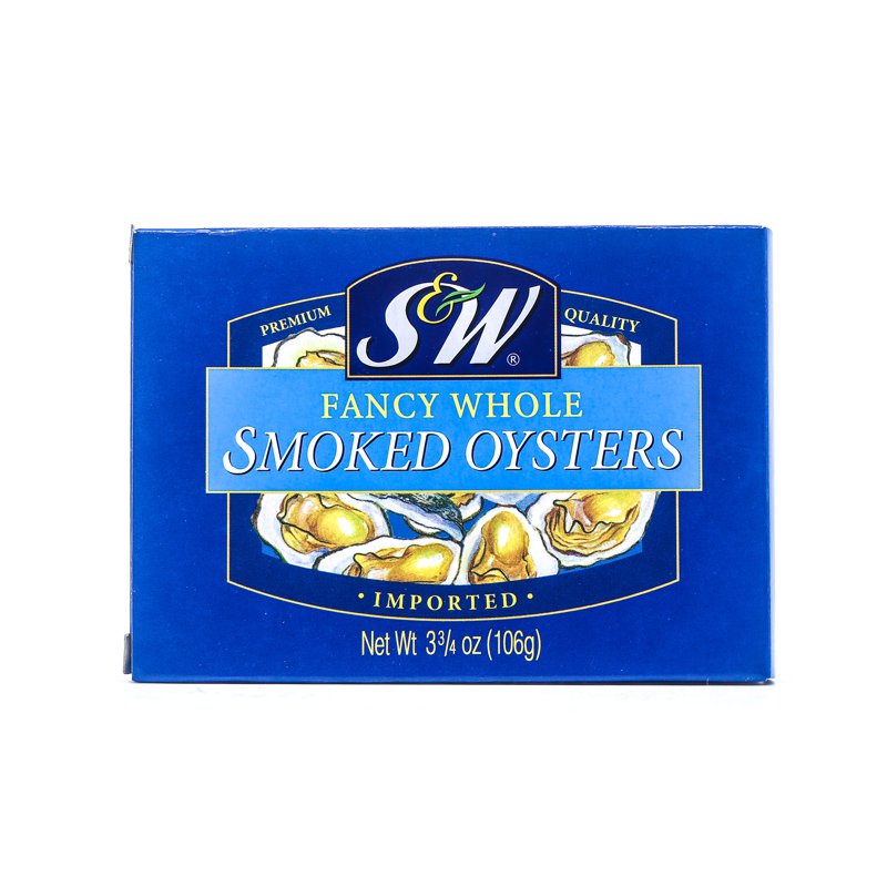 S & W Fancy Whole Smoked Oysters
