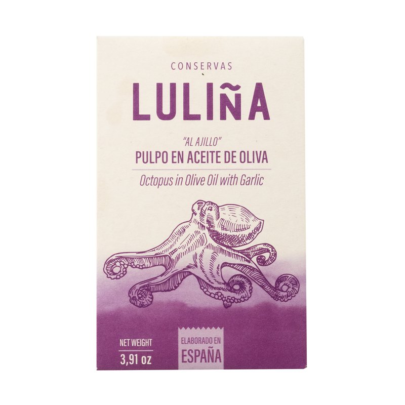 Lulina Octopus in Olive Oil with Garlic 111 G