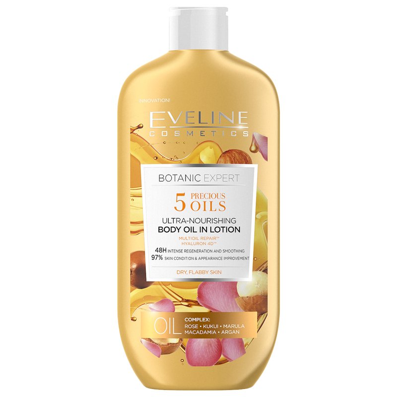 Eveline Botanic Expert Body Oil In Lotion - Ultra-Nourishing