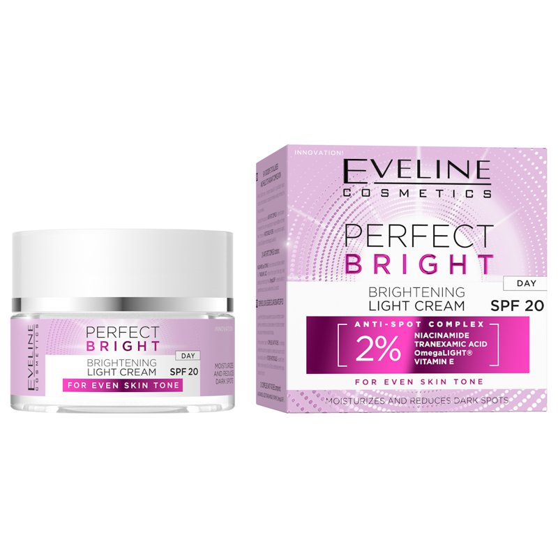 Eveline Perfect Bright Light Day Cream - SPF20 Brightening