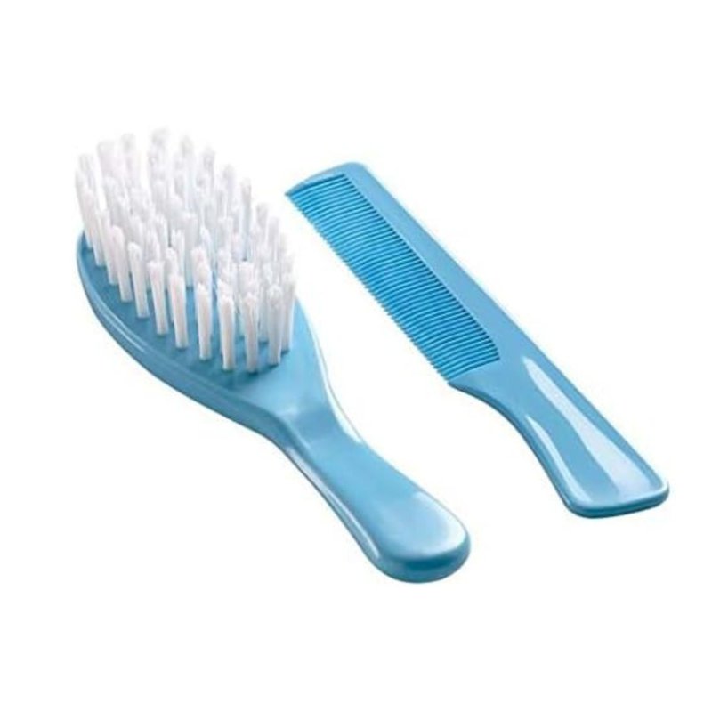 NYZE Soft Baby Hair Brush & Comb Set - Turquoise