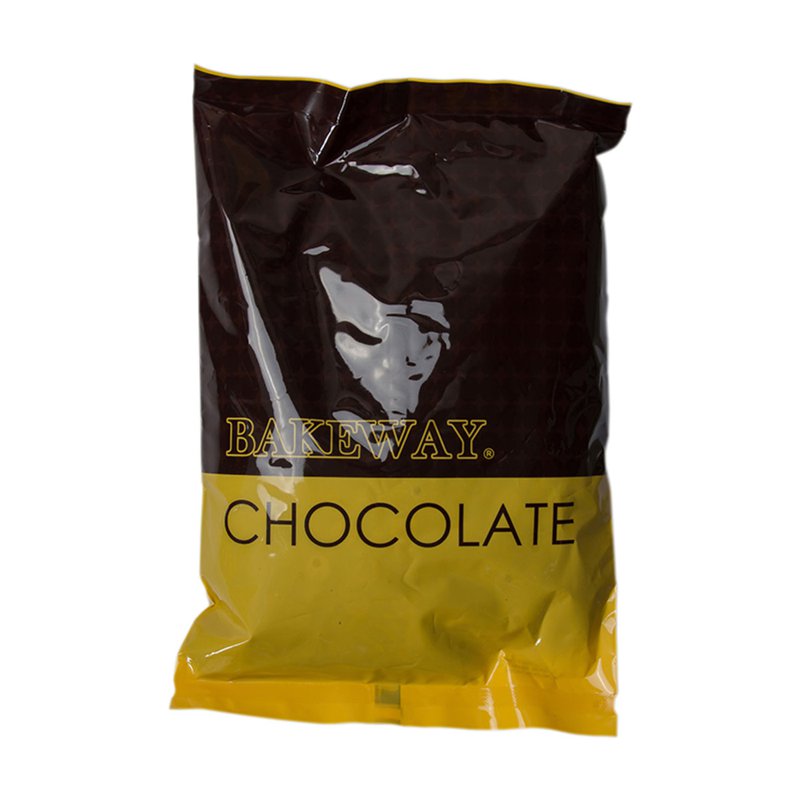 Bakeway Chocolate Couverture Droplets - Strong Bitter 1 KG