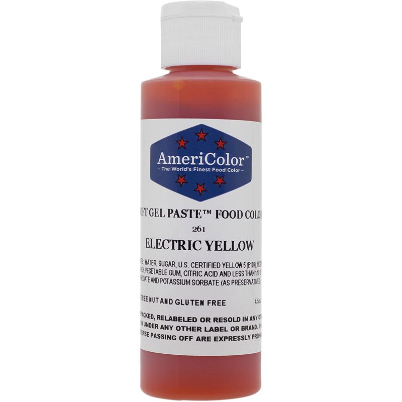 AMERICOLOR Softgel Paste Food Color - Electric Yellow