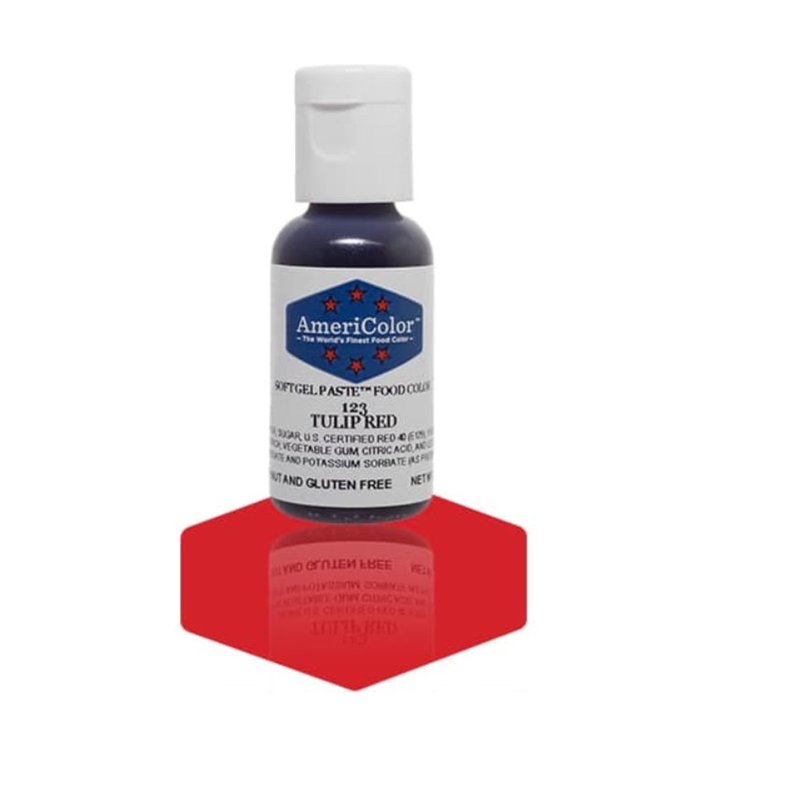 AMERICOLOR Softgel Paste Food Color - Tulip Red
