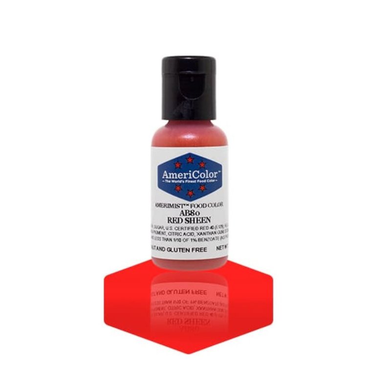 AMERICOLOR Amerimist Food Color - Red Sheen