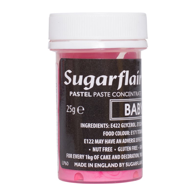Sugarflair Pastel Paste Colour - Baby Pink