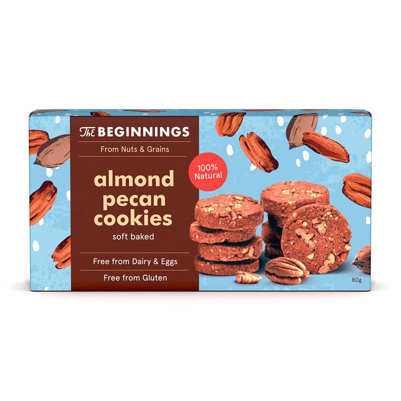 The Beginnings Almond Pecan Cookies - Gluten-Free