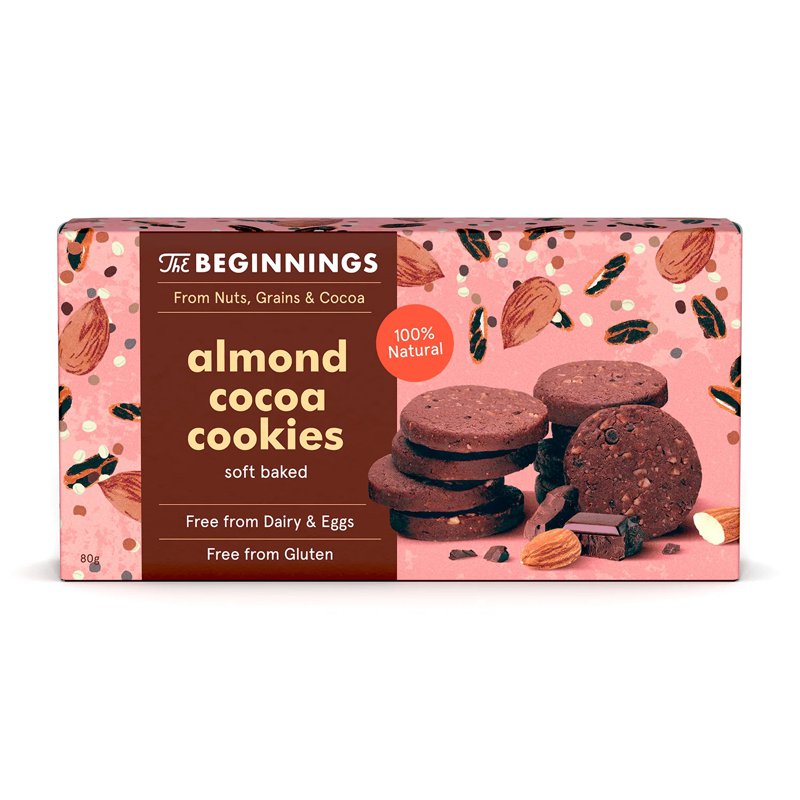 The Beginnings Almond Cocoa Cookies - Gluten-Free
